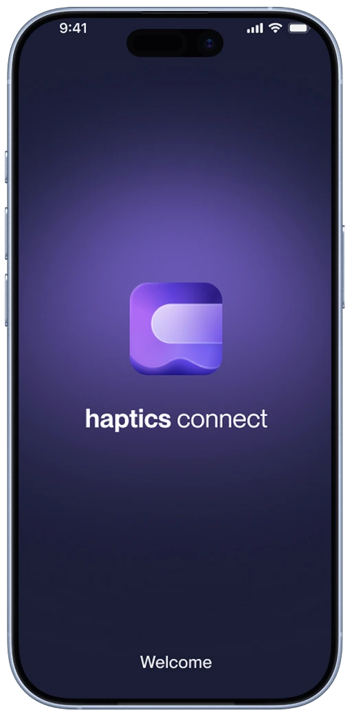 Haptics Connect app preview
